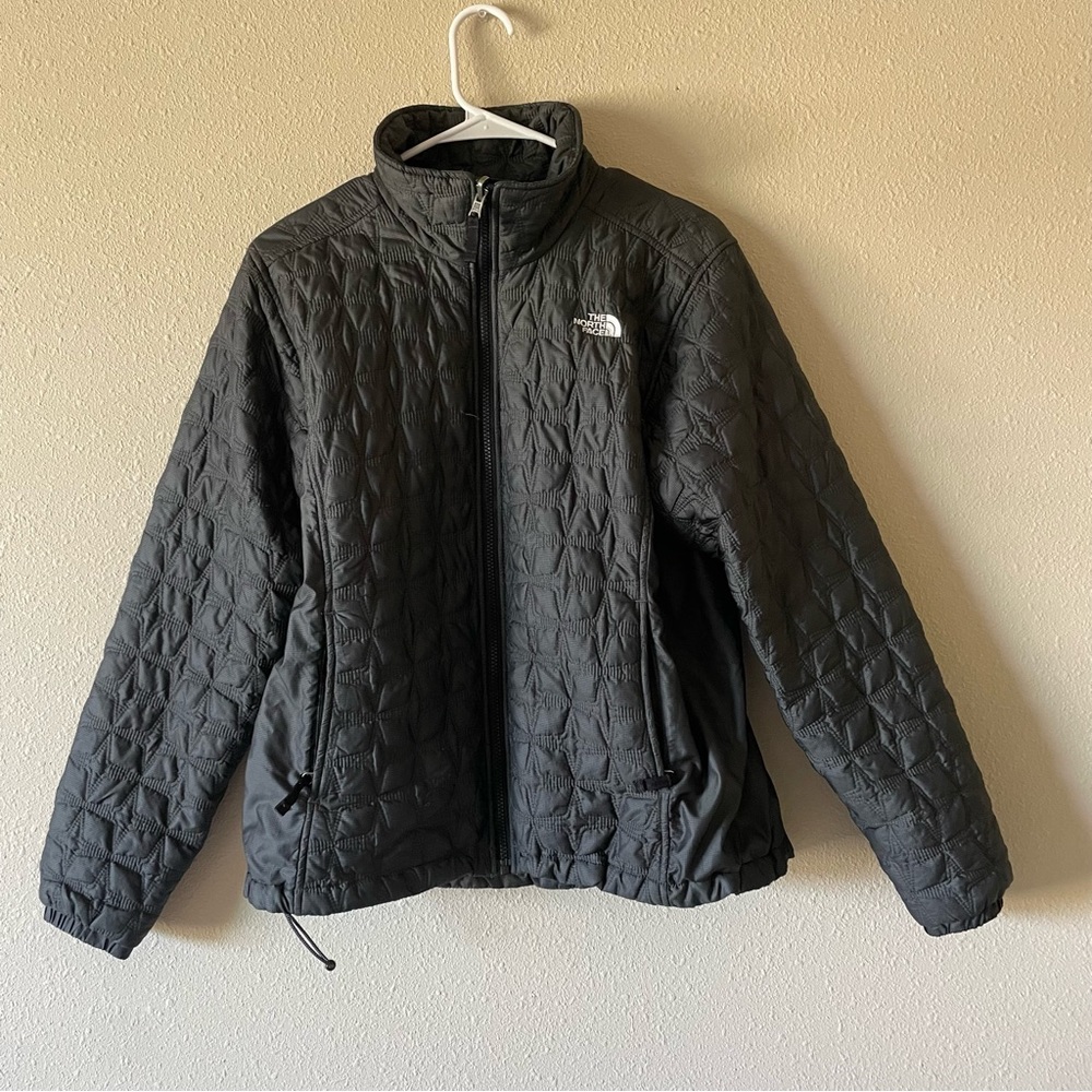 Black north face puffer coat
